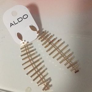 Aldo gold earrings